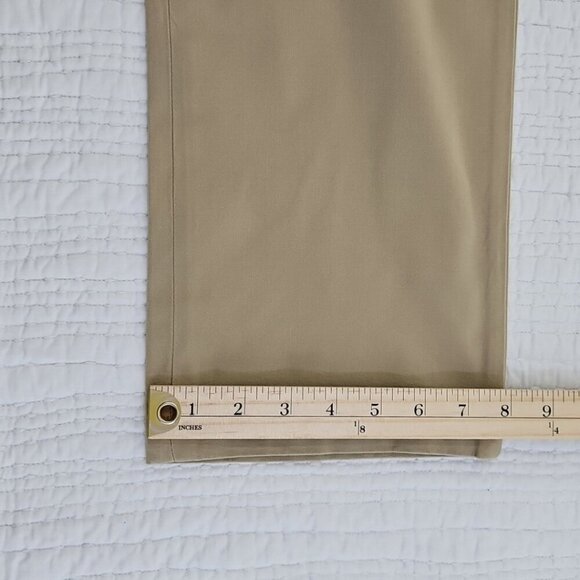 Club Room Men's Size 34x32 4-Way Stretch Chino Golf Pant Khaki Relaxed Straight - Picture 10 of 14